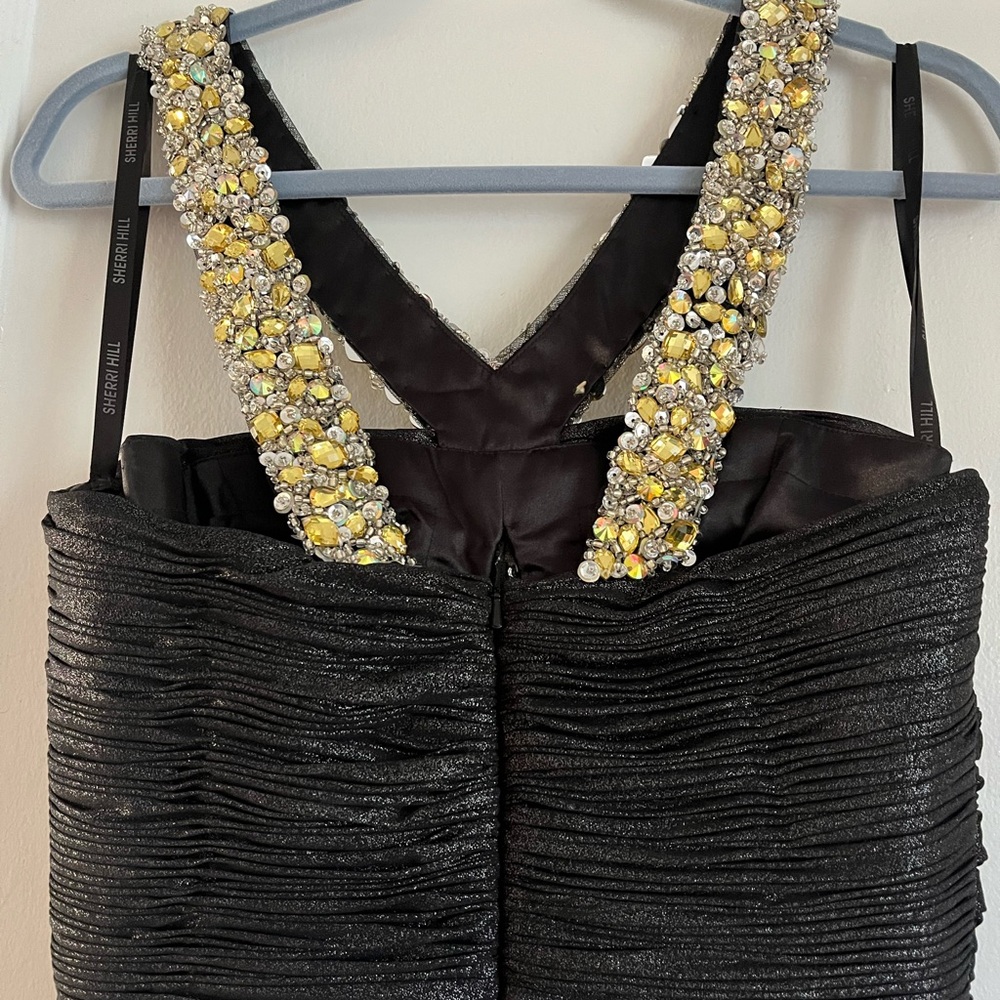 Sherri Hill Women's Mini Jeweled Strap Dress - Picture 2 of 6